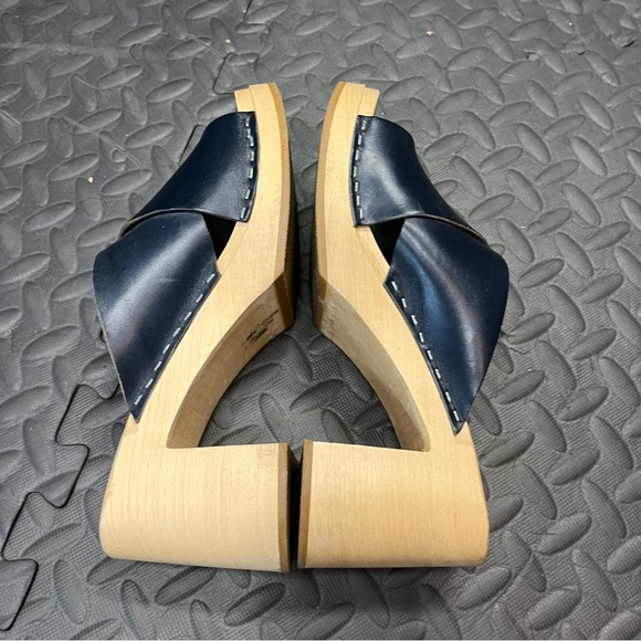 1391 Swedish Hasbeens Annette Clog Sandals 38 - Picture 7 of 8